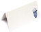 Nancy Nikko Place Cards with Blue and White Ginger jar with White Flowers. Table Tent Style, Scored for Easy Folding. Available in Pkgs of 12/25 / 50 (12)