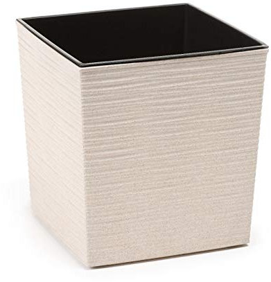 Yucca Vroubek Eco Pot de fleurs en plastique Blanc 300 x 300 mm