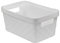 Ordinett Scatola in plastica, 4.5L, Bianco, Medio