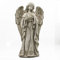 ADSEA Große Betender Engel Outdoor Skulpturen,Engel Steht Im Gebet Gartenstatue Im Freien,Antike Stein-Effekt Figuren Für Yard Patio Deck-Eine 50x27.5x19cm(20x11x7inch)