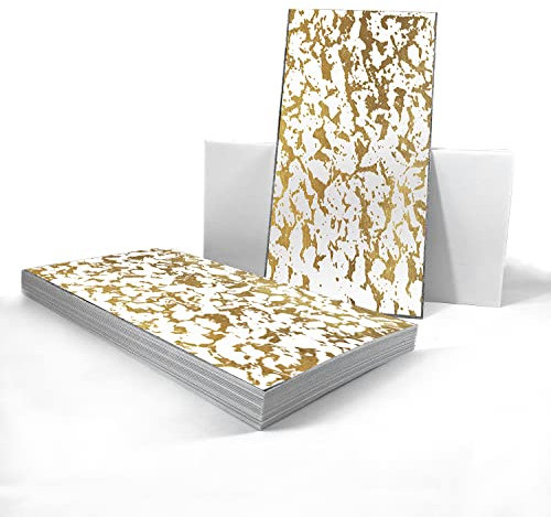 Vinyl-Boden-Wandfliesen, Boden-Aufkleber, rutschfeste Bodenfliesen, Aufkleber für Küche, Badezimmer, selbstklebend, abziehen und aufkleben, PVC goldfarben, 30 x 15 cm, 24 Stück