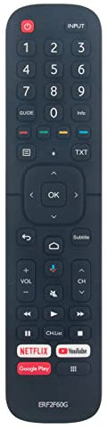 VINABTY ERF2F60G Telecomando vocale di ricambio compatibile con Hisense 32A5700FA