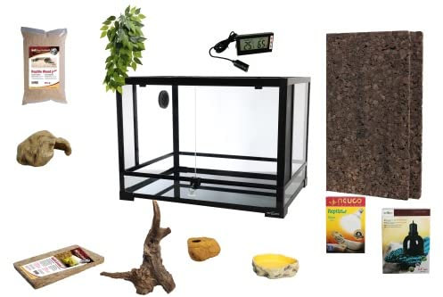Komplettset: Für Leopardgeckos - OHNE! Terrarium
