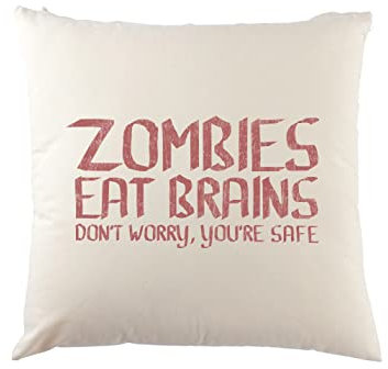 Urban Backwoods Zombies Eat Brains Kissen Dekokissen