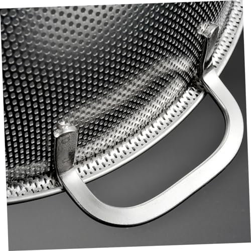 MAGICLULU Colapasta Acciaio 304 Con Base Autodrenante Robusta e Manici Resistenti Per Cucina Scolapasta Professionale Multiuso Per Verdure Pasta e Frutta Accessorio Cucina Facile Da Pulire