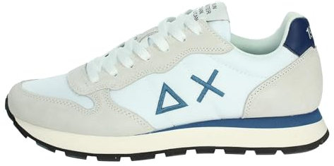 SUN68 Z35101 Sneakers Con Lacci In Tessuto/camoscio Uomo BIANCO 40