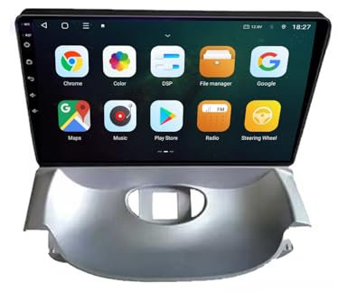 Android 13 2 DIN Car Radio Stereo para Peugeot 206 Citroen C2 2006-2013 9 Pulgadas Autoradio con WiFi GPS Rear View Camera RDS FM BT DVR SWC Ventilador de refrigeración(2+32G)