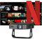 Netflix Ufficiale Mini Proiettore Portatile 4K con Auto Focus/Keystone, VOPLLS Smart Proiettore 25000L 1080P Full HD WiFi6 Bluetooth Ruotabile a 360° Video Proiettore per Smartphone/PC/Esterno