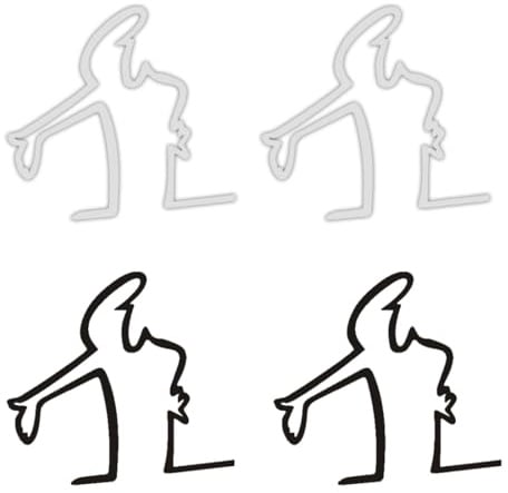 UYVPAER 4 Stück Auto Aufkleber Lustige,Car Sticker Funny,Wütender Mann Kratzer Erinnerung Autoaufkleber,Kühlschrankaufkleber, Glastüraufkleber, Personalisierte Kreative Aufkleber