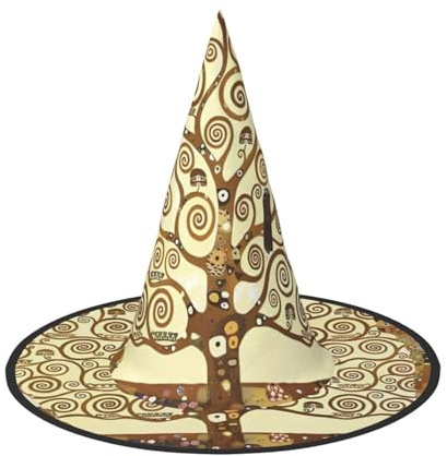 ZHAOUR Halloween-Hut – Baum des Lebens, Hexen-Dekoration, Party, Cosplay, Rollenspiele, Karneval, Maskerade-Zubehör, 2 Stück