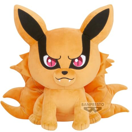 Banpresto Kurama Naruto Shippuden Plüschtier, Super Big Plush, 37 cm, PZ71854P, Mehrfarbig, Sammlerstück, ideal für Anime-Fans