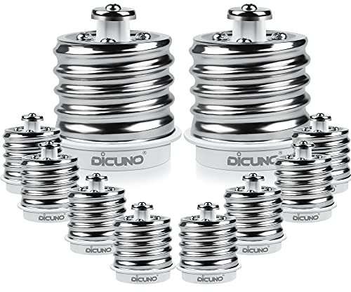 DiCUNO E40 auf E27 Socket Konverter 10-Pack Socket Adapter Hohe Qualität Lampensockel Adapter für LED-Lampen und Glühlampen und CFL-Lampen