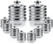 DiCUNO E40 à E27 Convertisseur de sockets Adaptateur de 10 prises Adaptateur de base de lampe de haute qualité pour ampoules LED, incandescence et CFL