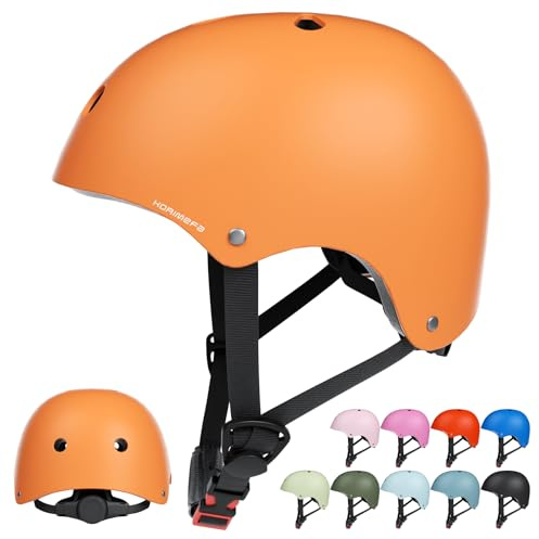 KORIMEFA Toddler Kids Bike Helmet for 2-13 Years Boys Girls | Adjustable for 46-58cm Head Circumference, Suitable for Cycling & Skiing, with Extra Padding