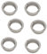 JUVA Drückerführung 18 mm Drückerlager-Ring weiß für Türgriffe & Drückerpaare - SM10003 | Kunststoff-Lager für Türdrücker | MADE IN GERMANY | 6 Stück - Führungsringe mit Ansatz für Türklinken