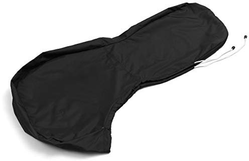 AAlamor 600D Motorabdeckung für Außenbordmotor, wasserdicht, für 15-20 PS Motoren, Schwarz