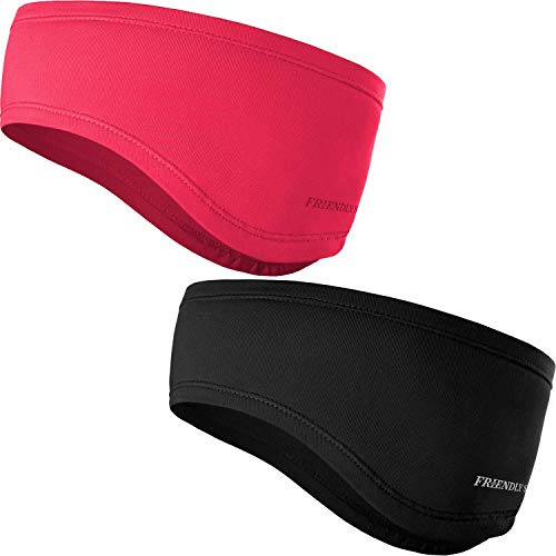 The Friendly Swede Stirnband, Headband für Ohrenschutz, Dehnbare, 2 Stück | Unisex, Stirnbänder für Outdoor, Radfahren, Wandern & Laufen