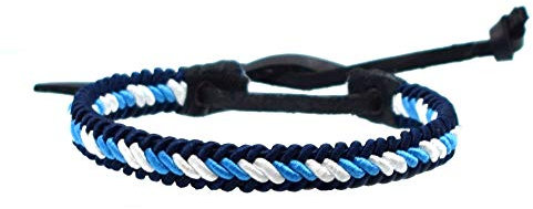 Pulsera bandera de Argentina, Pulsera azul y blanca, Galicia, Belgrano, Honduras, Guatemala, Nicaragua, Celta