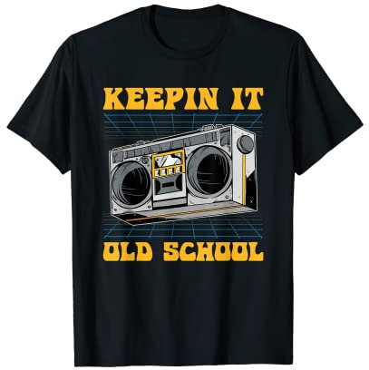 Ghettoblaster 80er 90er Hip Hop - Boombox Ghettoblaster T-Shirt