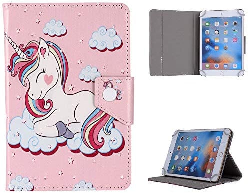 Acer Iconia One 10 B3-A10 Case , pink Unicorn Children / Kids Folding Stand Cover for 10.1 Acer Iconia One 10 B3-A10 Tablet (Acer Iconia One 10 B3-A10 10.1, Unicorn)