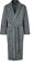 THE SAVILE ROW COMPANY LONDON Men's Lightweight Super Soft Warm Fleece Bath Robe Dressing Gown - Dark Grey - Medium