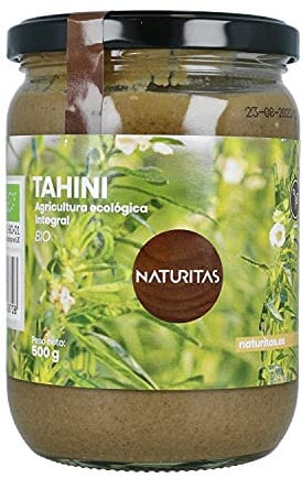 Tahini Bio 500 g Naturitas Essentials | Crema altamente nutritiva | Semillas de sésamo | Agricultura ecológica Integral | Ideal para hummus