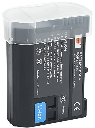 DSTE Electron EN-EL15 ENEL15 Li-ion Battery Compatible with Nikon Z6 Z7 D7200 D7100 D750 D7000 D810 D750 D800E D810A D800