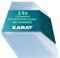 KARAT Placas alveolares de alta plasticidad para invernadero, 10,25 m², 14 unidades, 60,5 x 121 cm, planchas alveolares de policarbonato de doble pared (grosor: 6 mm)