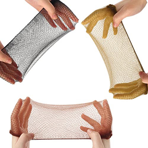 WLLHYF 30 Stück Haarnetze Unsichtbare Elastische Kanten Nylon Haarnetze Haarstyling-Werkzeuge für Foodservice Frauen Mädchen Schlafen Tanzen Haarknoten machen