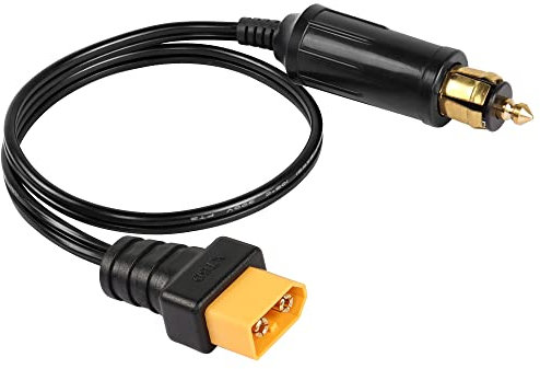 GELRHONR 12V DIN Hella zu XT60 Stecker Verlängerungskabel, für tragbares Kraftwerk, Wohnwagen, Motorrad, LKW-40cm