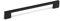 192mm Square Matt Black Kitchen Cabinet Handle | Cupboard Drawer Door Pull Wardrobe Furniture Replacement Upcycle