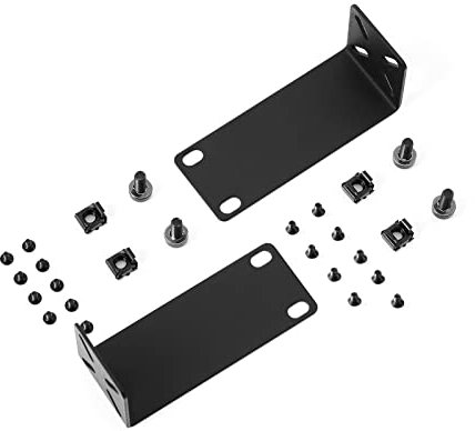 mokerlink Kit di Montaggio a Rack Switch da 10,6 Pollici, Distanza dei Fori Regolabile da 14 a 30 mm, Montaggio di Un Rack da 10,6 a 19 apparecchiature