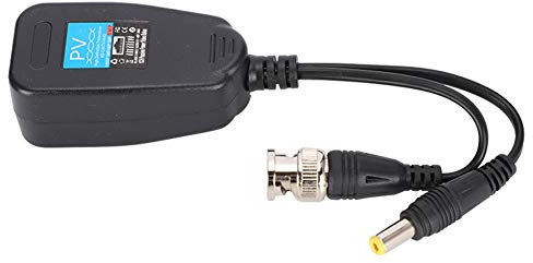 Adaptateur Rj45 CCTV Poe vers Bnc Convertisseur Abs Plastique 1 Paire Passive CCTV Coax Bnc Vidéo Puissance Balun Émetteur-Récepteur vers Rj45 Connecteur