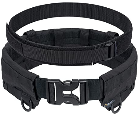IDOGEAR Taktischer Gürtel Kampfgürtel Militär Molle Rigger Kampfgürtel mit Verstellbarem Innen- und Außengurtset