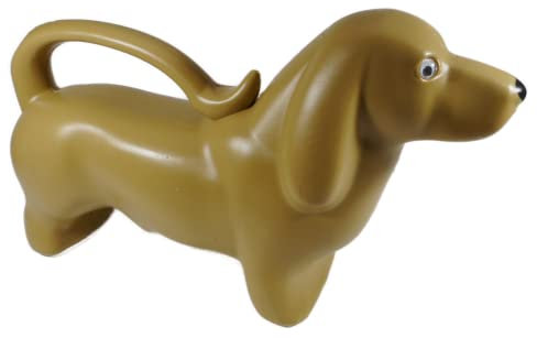 Gießkanne Dackel 36 x 20 x 11 cm Garten Wasserkanne Hund Deko Figur GTT H190 Mehrfarbig