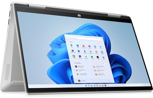 HP Pavilion x360 14-ek1002sl, Intel Core I3-1315U, RAM 8GB DDR4, SSD 256GB Pcle NVMe, Display Touch 14 IPS micro-edge FHD, Scheda Grafica UHD Intel, Audio B&O, Windows 11, Argento, Convertibile