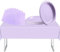 Juego de vajilla de fiesta de 37 piezas de color morado pálido con manteles de plástico morado, platos de fiesta desechables de papel y servilletas para decoración de fiesta de color morado pálido,