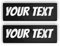Set mit 2 anpassbaren Etiketten für taktisches Geschirr – 2 personalisierte autoagrippant, kompatibel mit Geschirr – Wählen Sie Ihren Text, Ihre Farbe, Größe und Schriftart (8x2cm)