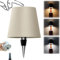 AIMARS Lampe bouteille sans fil, 3 couleurs à intensité variable en continu, LED rechargeable, contrôle tactile, abat-jour pour chambre à coucher, restaurant, bar (abricot, 1 pièce)