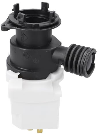 ensipart Ablaufpumpe für Geschirrspüler kompatibel mit Candy 91200173 Pumpe mit Pumpenkopf und Rückschlagventil für Spülmaschine