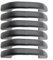 CNANRNANC 175MM Pull Tür Griff Mit Loch Abdeckung Anhänger RV Außen Teile Tür Griff Rangiergriff Wohnwagen Haltegriff (6PCS)