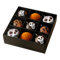 Halloween-Baumschmuck – Baumschmuck mit Totenkopf- und Kürbismuster | Bunt bemalte Ornamente, tragbare Halloween-Dekorationsartikel