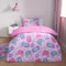 OHS Gaming Duvet Cover Single, Ultra Soft Comfy Gaming Duvet Bedding for Girls Reversible Quilt Covers Single Covers with Pillowcase Gamer Gifts for Kids - Pink