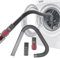 Boquilla flexible para aspiradora Dyson V6 V7 V8 V10 V11 V12 V15, manguera con boquilla flexible para juntas y boquilla plana larga, accesorios para secadoras, rejillas de ventilación y coche