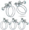 Poppstar 5 Pièces Collier de Serrage Double Fil W1 en Acier Galvanisé, Plage de Serrage 22-26mm, Diamètre Fil 1,8 mm