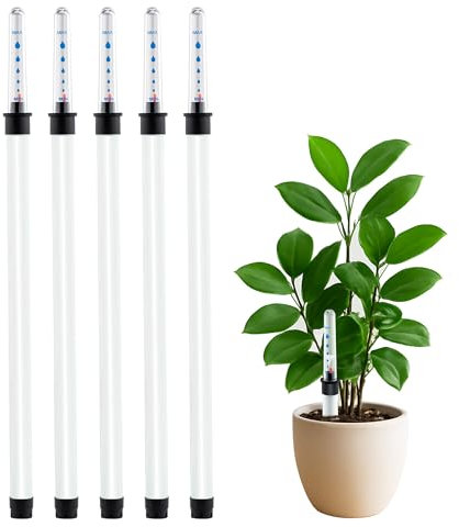 Mcbazel 5 Stück Wasserstandsanzeiger Pflanzen, Hydrokultur Gießanzeiger Pflanzen für Blumenkästen, 36cm