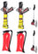 IMIKEYA 6pcs Firefighter Party Balloons Inflatable Fire Extinguisher Hydrant Props for Boys and Girls Birthday Decorations Fun Emergency Themed Party Supplies