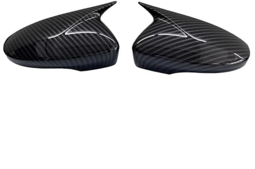 Auto Tür Außenspiegelkappe 2X Seitenflügelspiegel-Abdeckkappen Für VW Für JETTA Für MK6 Für Passat B7 Für Scirocco Für Käfer Rückspiegelabdeckung Hinzufügen Rückspiegelgehäuse(B)
