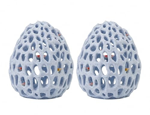 Tapufitil Set da 2 Nascondigli per Gamberetti, Grotta Acquario, Decorazione Acquario per Gamberetti, Pesci Combattenti e Piccoli Acquari per Allevamento Gamberetti e Pesci