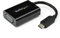 StarTech.com Adattatore USB-C a VGA con Power Delivery, Convertitore Video per Monitor da USB Type-C a VGA con Alimentazione, PD 60W Pass-Trough, Compatibile Thunderbolt 3, Nero (CDP2VGAUCP)